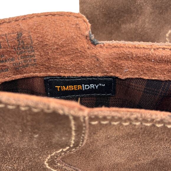 Timberland Earthkeepers Rudston Boots SZ 7 Mid Waterproof Women's Brown Pull On - Picture 6 of 11